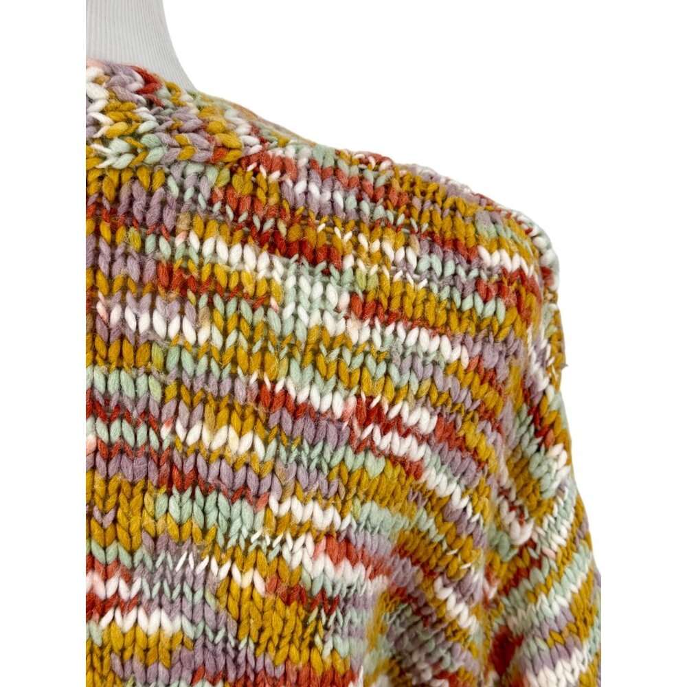 Wild Fable Multicolored Rhinestone Button Front Cardigan Knit| Boho Indie Sleaze - Picture 8 of 16
